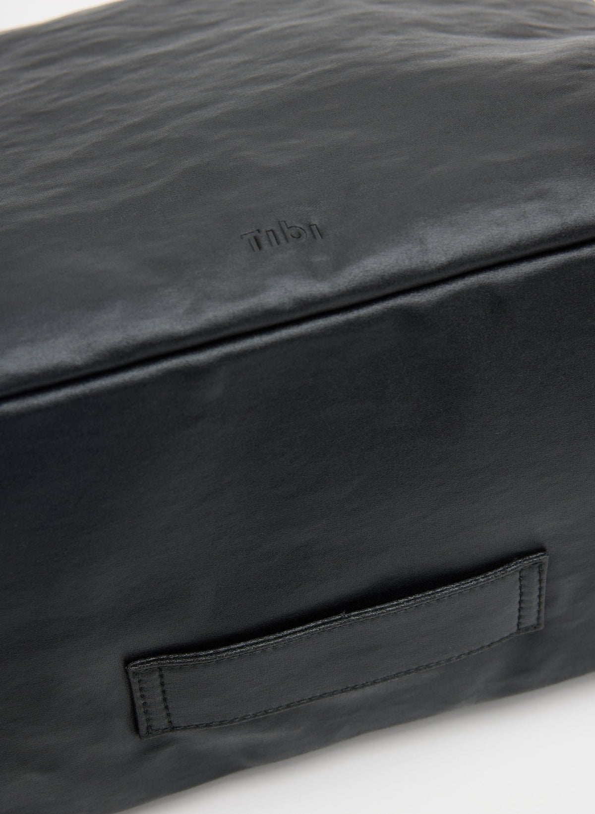 Tibi Black Nylon Canvas Pouch