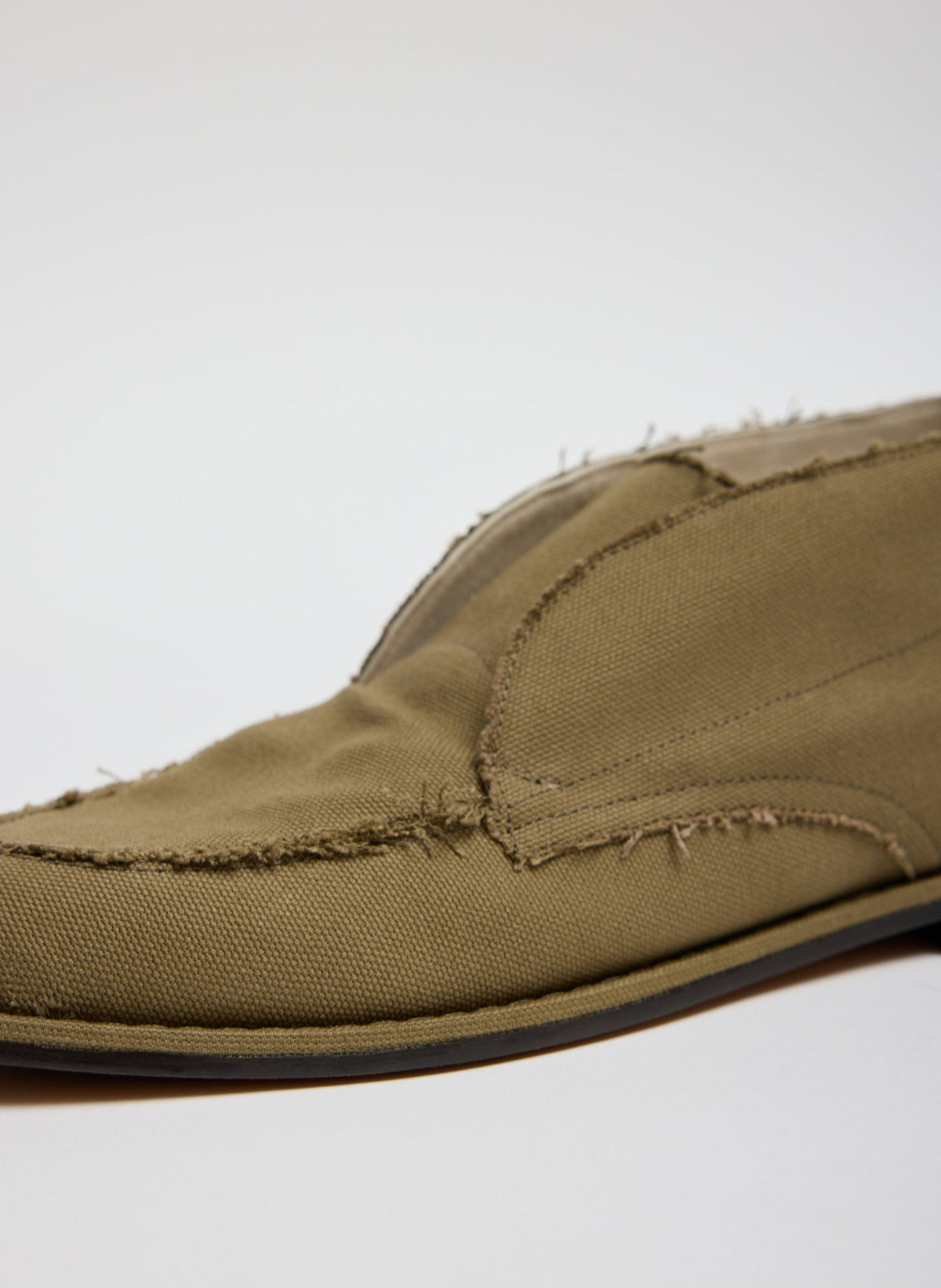 Tibi Tan Harry Canvas Boot