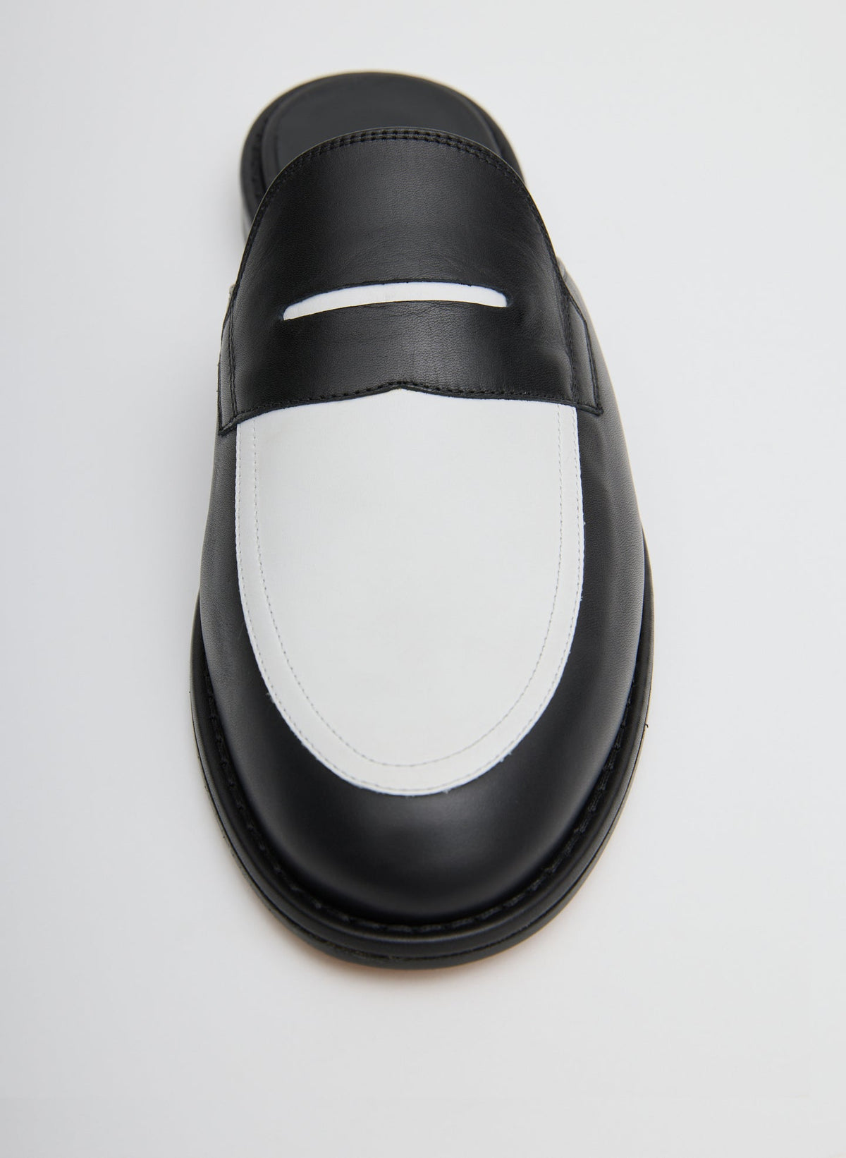 Tibi Black/White Herbert Slide