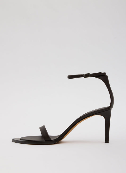 Tibi Dark Brown Erno Heel