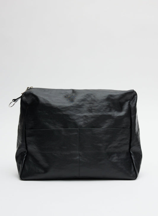 Tibi Black Nylon Canvas Pouch