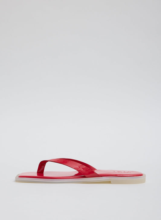Tibi Red Arnie Sandal