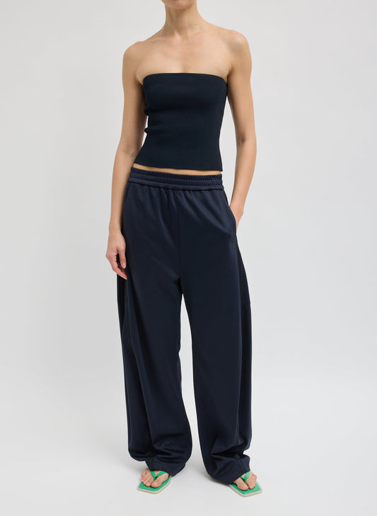 Tibi Navy/Black Multi Active Knit Winslow Pant