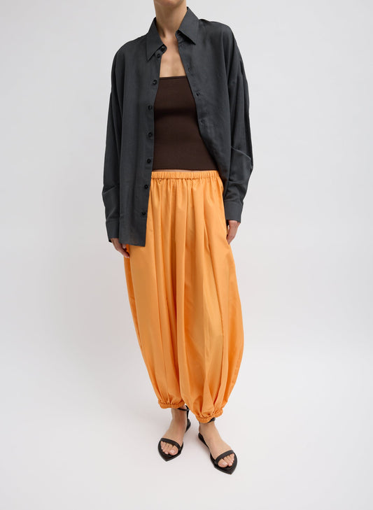 Tibi Orange Summer Nylon Zeppelin Pant