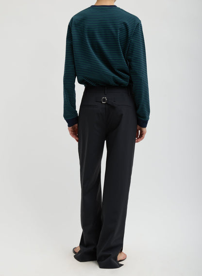 Tibi Black Tech Suiting Mark Trouser