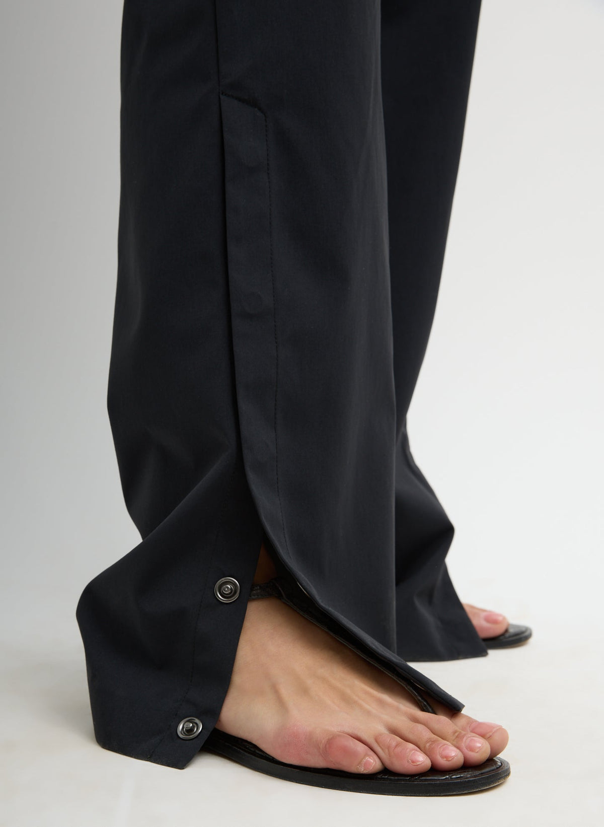 Tibi Black Tech Suiting Mark Trouser