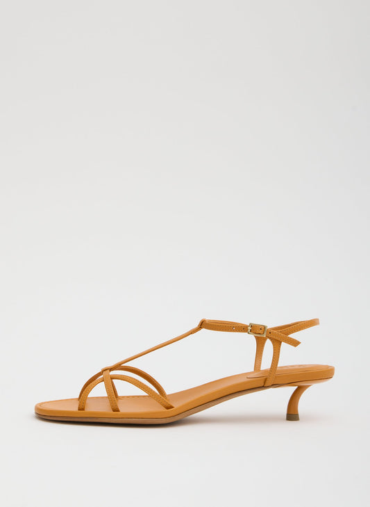 Tibi Bright Ochre Christopher Heel