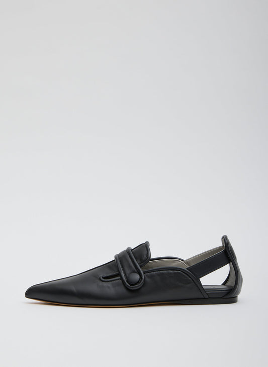 Tibi Dark Navy Cozy Rudolph Flat