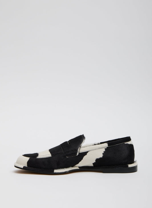 Tibi Black/White Herbert Loafer
