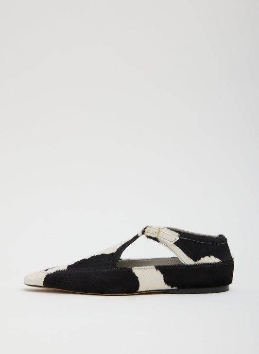 Tibi Black/White Somerset Flat