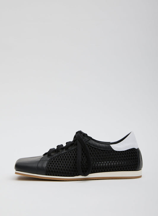Tibi Black Seth Mesh Sneaker
