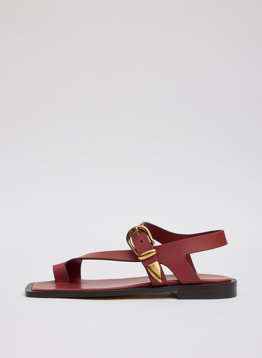 Tibi Red Karel Sandal