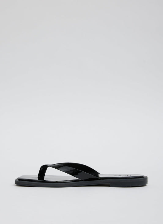 Tibi Black Arnie Sandal
