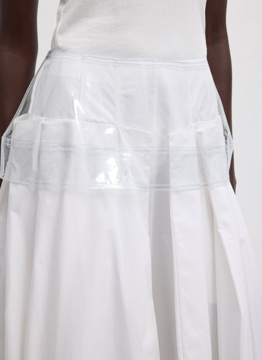 Tibi Clear PVC Peplum Belt