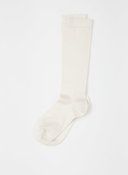 Tibi White Classic Socks